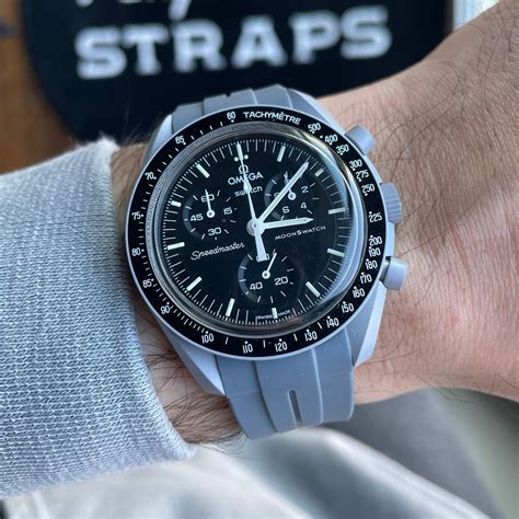 omega speedmaster moon watch straps|Omega Speedmaster 18mm rubber strap.